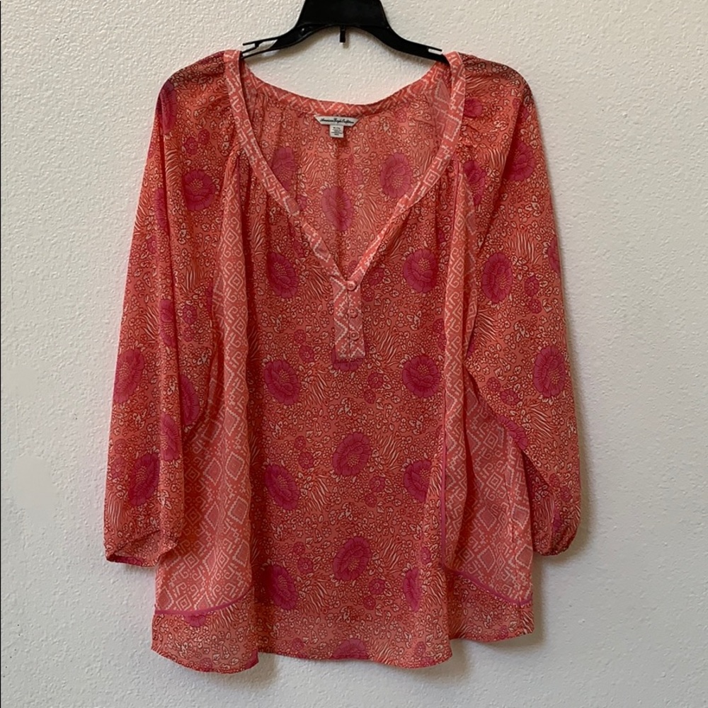 American Eagle Outfitters Patterned Blouse